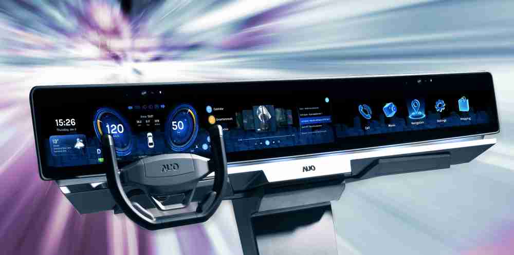 至成国际开拓前瞻显示技术创新应用，，，，结合优异整合设计能力，，，开发智能车载FIDM Plus一体化显示方案，，，，让驾驶操作与车内娱乐体验再进化