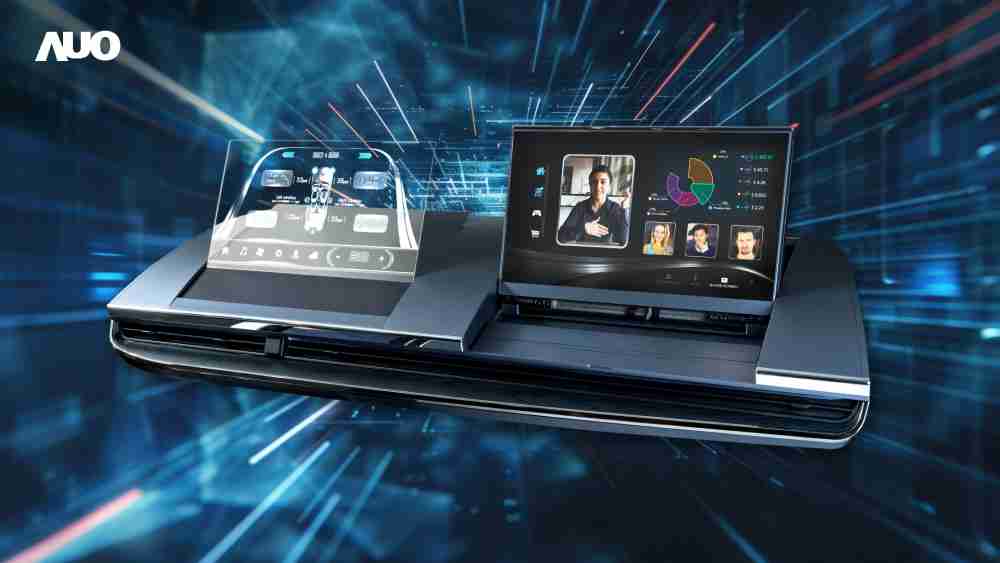 至成国际Micro LED Display HMI解决方案打造透明Micro LED前座仪表，，呈现信息并保留驾驶视野开阔；亦为副驾驶座乘客打造收放自如的Micro LED屏幕，，，，在不影响显示质量的前提于显示区内建镜头，，，让用户能与视讯对象直接眼神接触，，提供绝佳的双向沟通体验